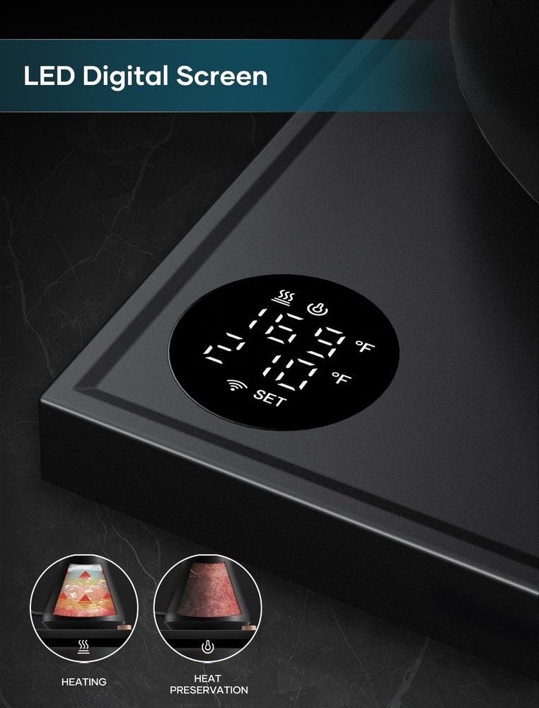 Electric Kettle, Gooseneck Electric Kettle, ±1℉ Precise Temperature Control, ...