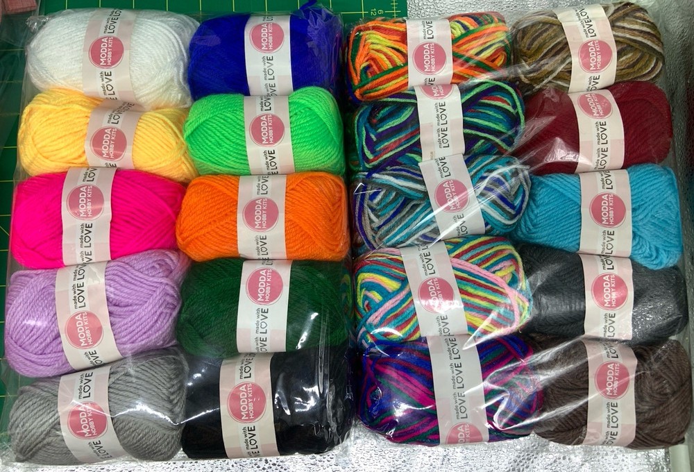 Modda Crochet Kit for Beginners Adults & Kids Backpack Tools Set & Video Course