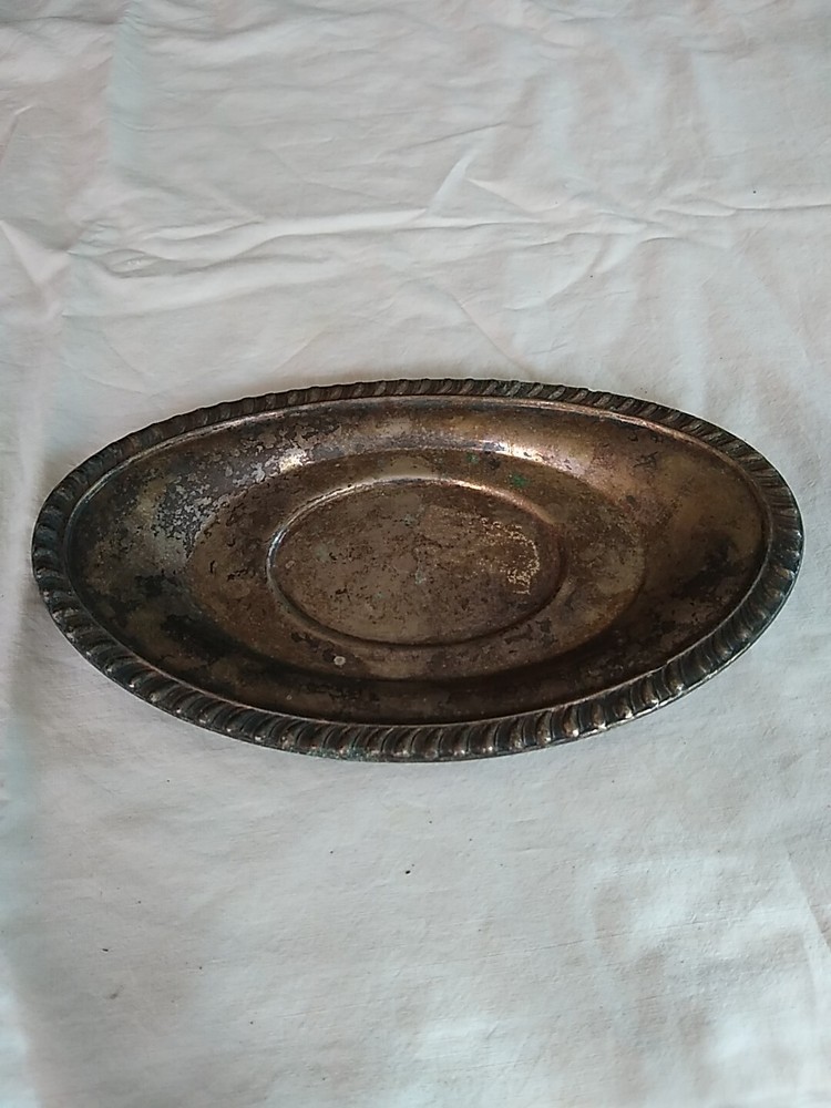 Silver Oval Serving Tray
