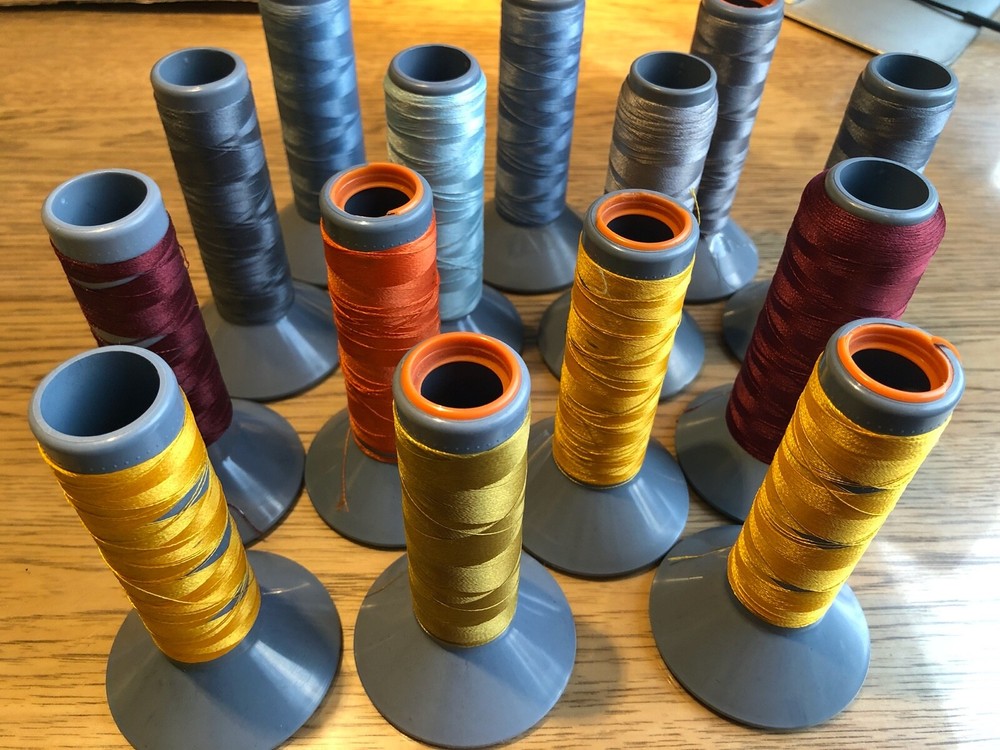 EMBROIDERY THREAD14  spools Tex 30(00) Truesew polyester embroidery vintage