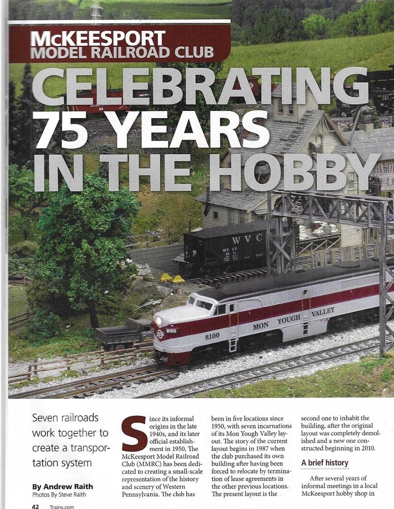 Model Railroader Feb. 2025 N Scale T-Track Module Kits Scenery Structures