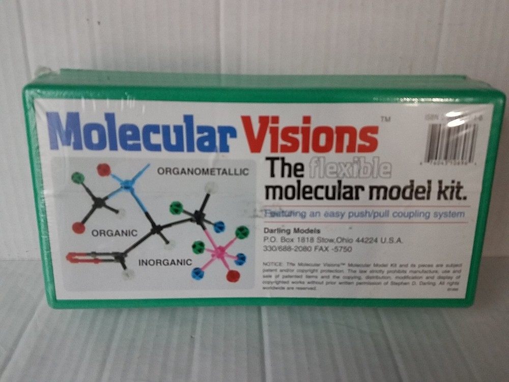 VINTAGE MOLECULAR VISIONS MOLECULAR MODEL KIT NEW SEALED 1996