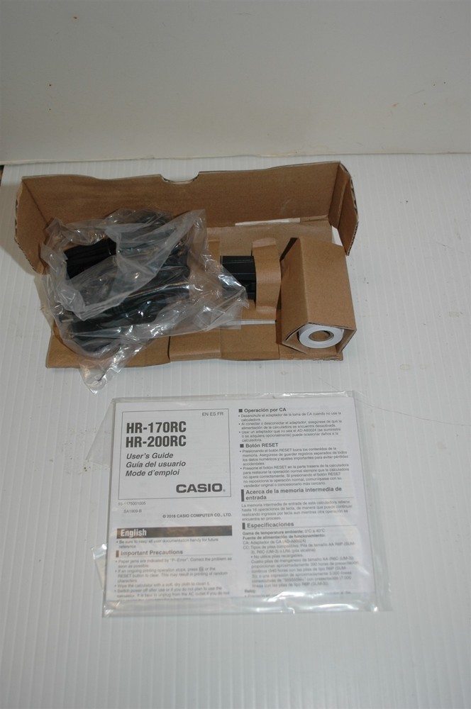 CASIO PRINTING CALCULATOR HR-170RC - OPEN BOX