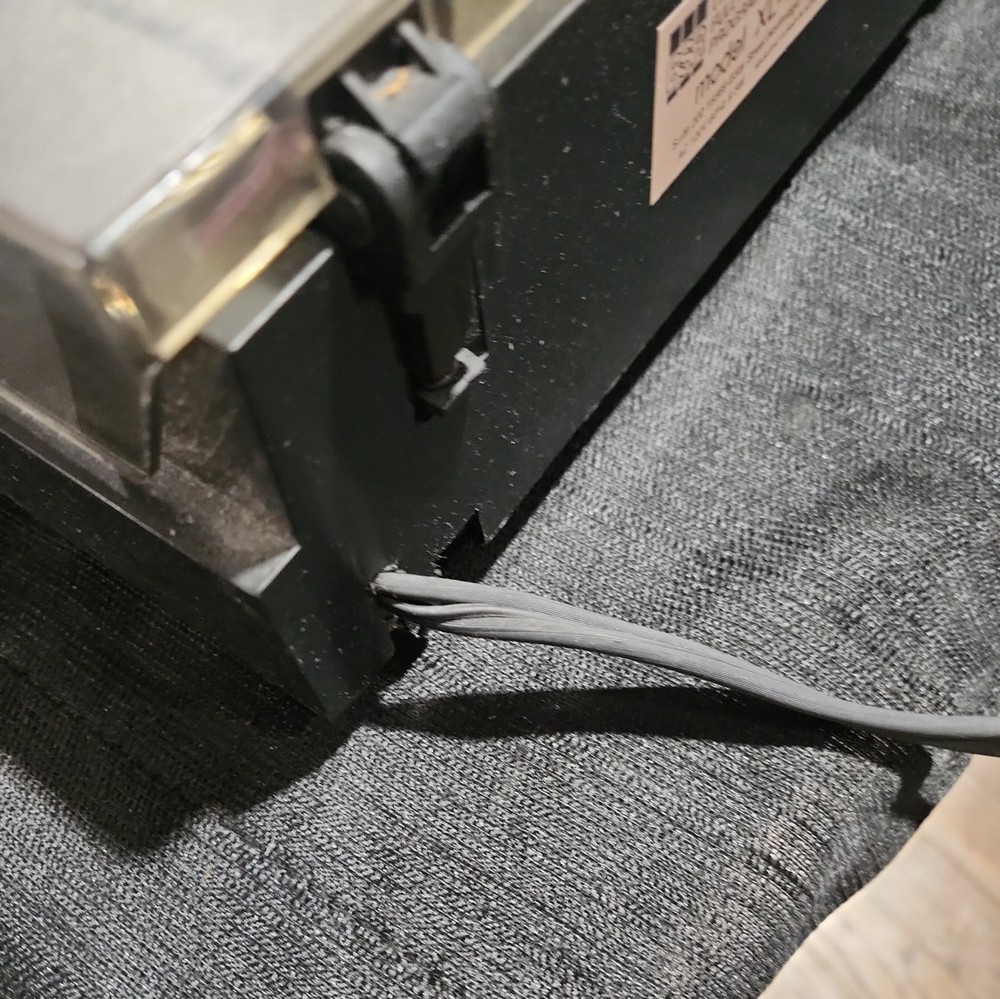 BSR XL-1200 Programmable Turntable Linear Belt Record TESTED Working see VIDEO