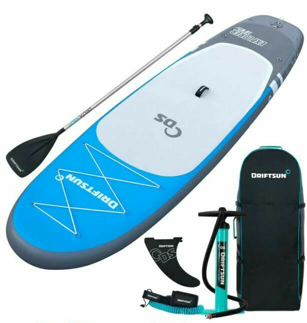 Driftsun Explorer 10’ 6" Inflatable Stand Up Paddleboard Kit