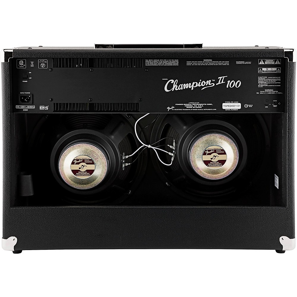 Fender Champion II 100 Combo Amp Black