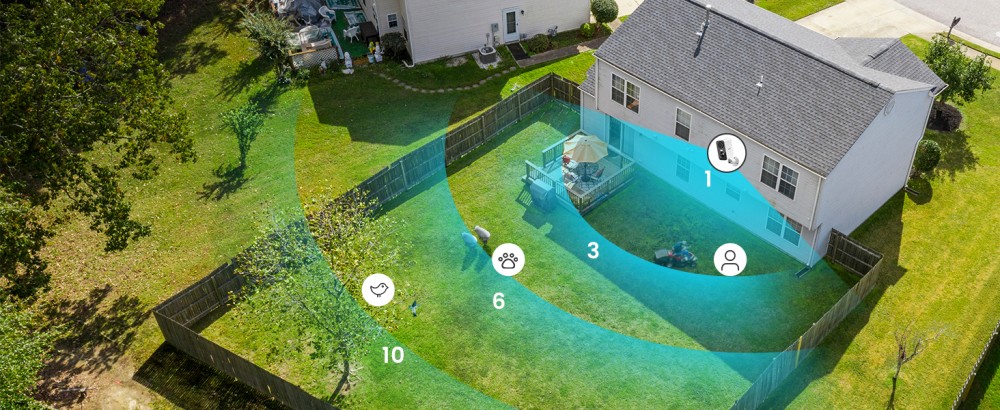 ieGeek 5-Pack Security Camera System with Siren & Spotlight Wireless Outdoor, 2K