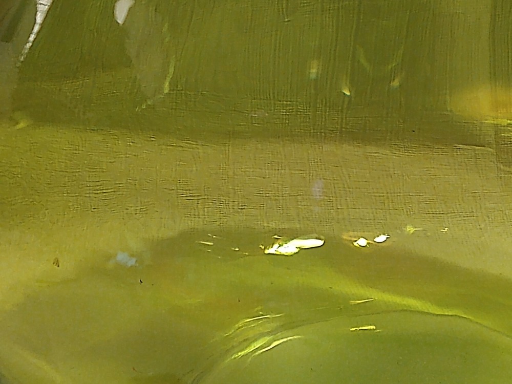 Recycled Green Glass Vase Hand Blown