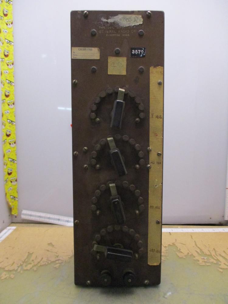antique General Radio 102-L decade resistor [5*E-16]