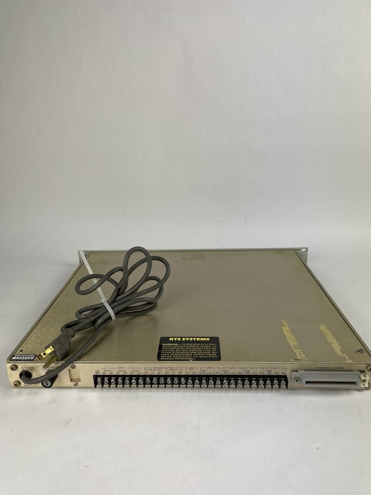 RTS Telex Model 4010 Central Electronics Series 4000 IFB System