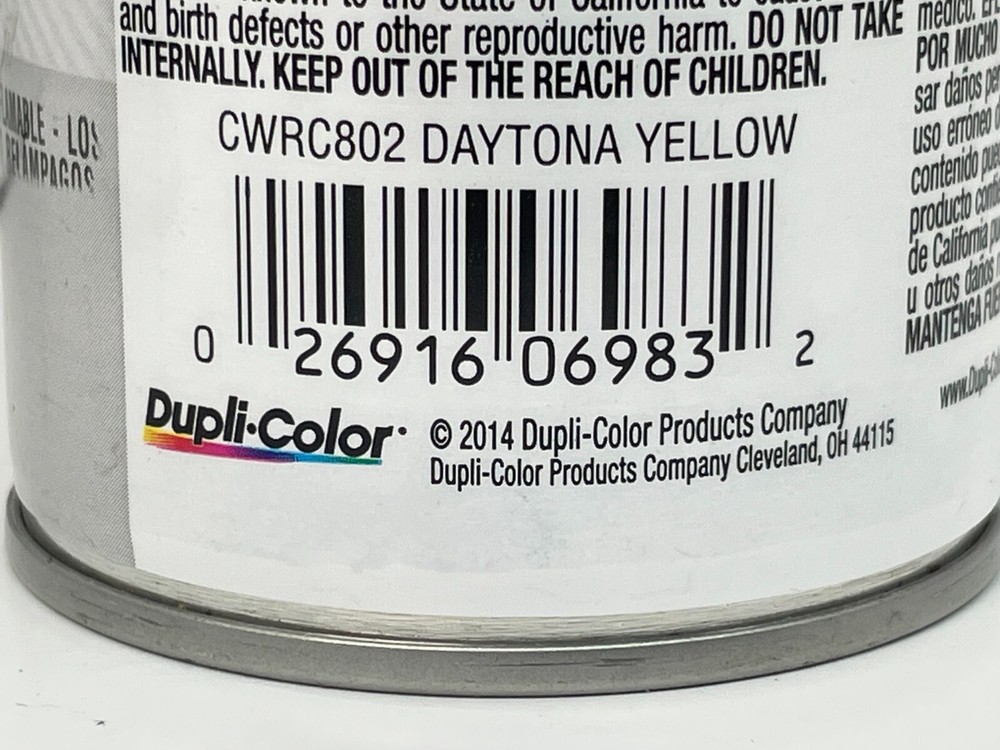 2 Pack Dupli-Color Custom Wrap Removable Coating Matte Daytona Yellow 11oz