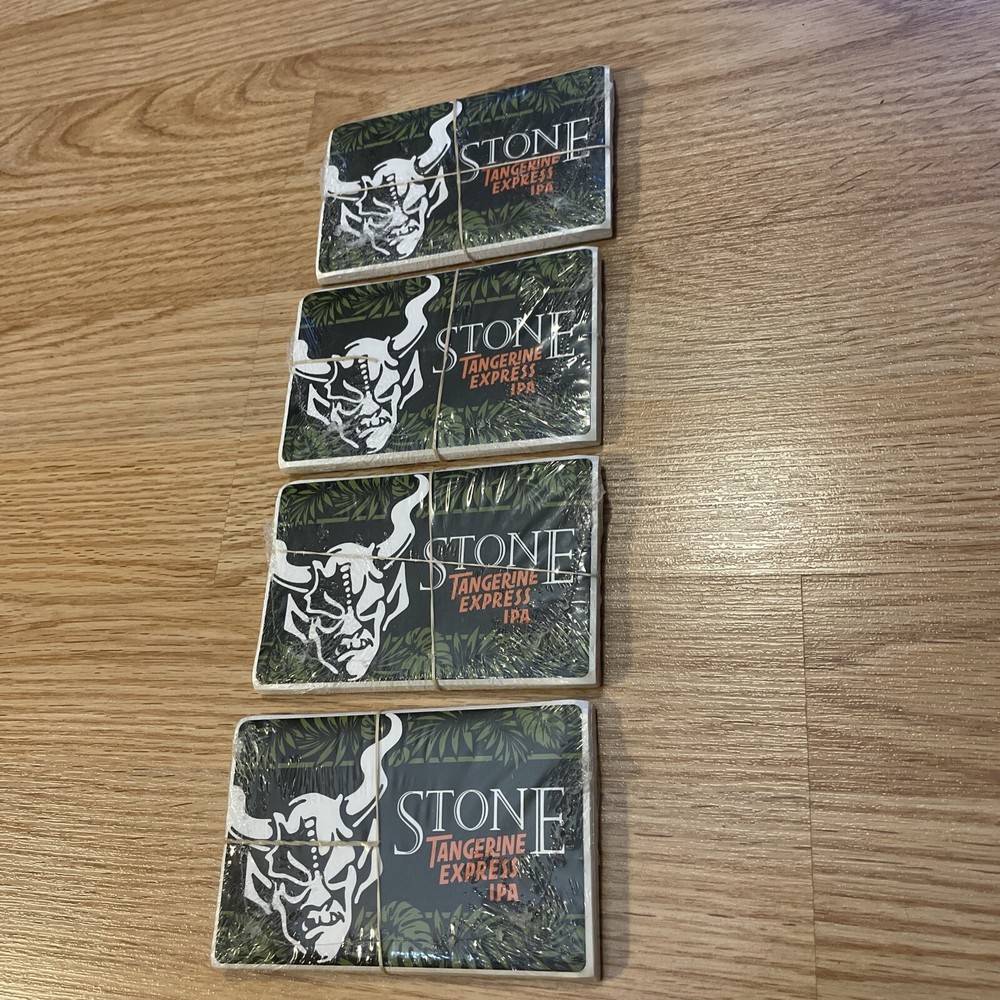 stone tangerine express ipa stickers 4 packs