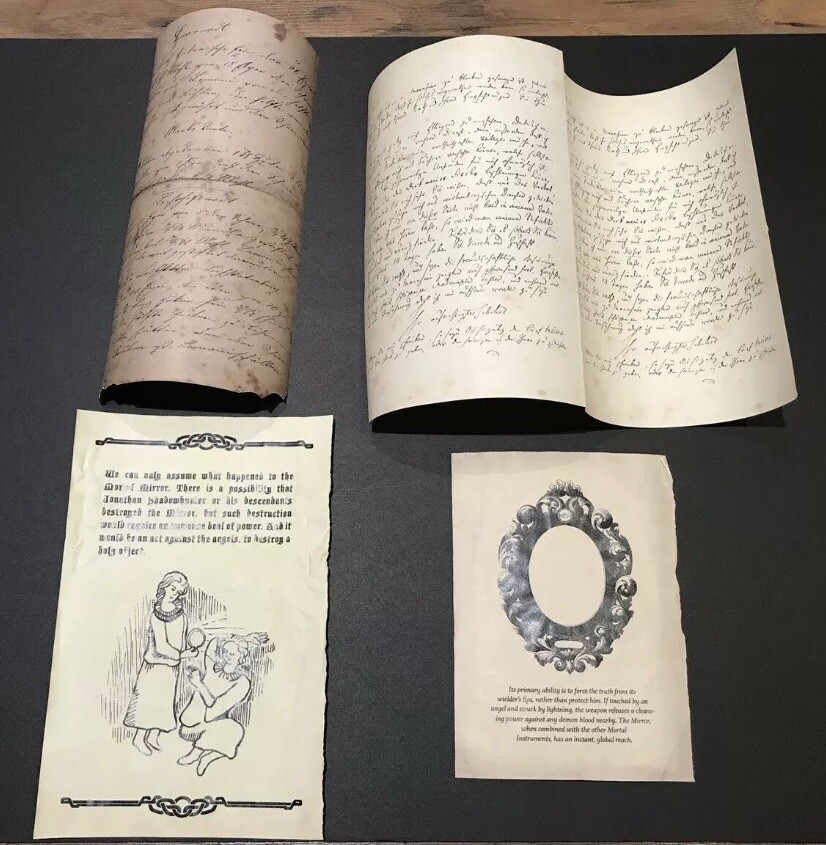 Shadowhunters Original Map Of Eden & Letters & Posters Bundle