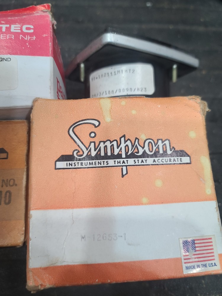 vintage panel meters