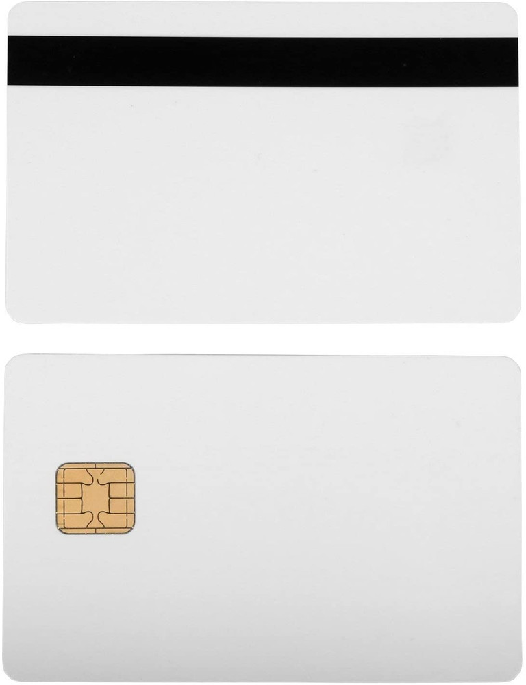 J2A040 Chip Java Jcop Cards W/Hico 2 Track Mag Stripe Jcop21-36K - 10 Pack White