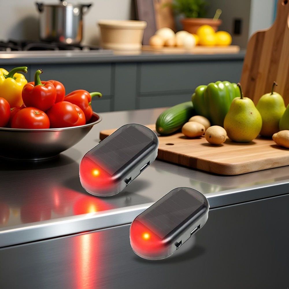 2Pcs Strobe Signal Security System,Universal Flash Warning LED Light,Alarm...