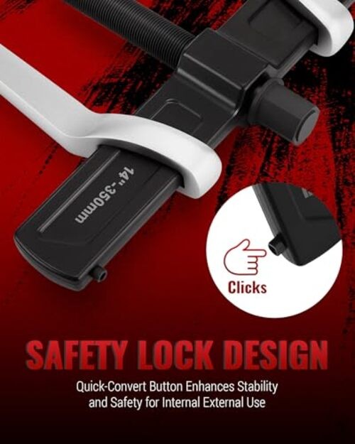 2-Jaw Reversible Gear Puller for External (12.4" Max) & Max External 12.4"