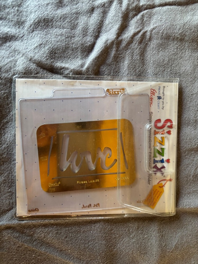 Sizzix Simple Inpressions Embossing Stencil