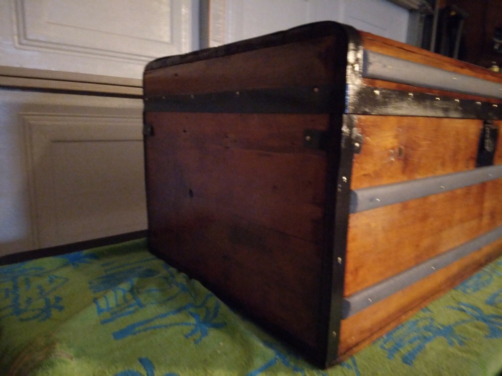 Civil War Stage Coach Steamer Trunk
