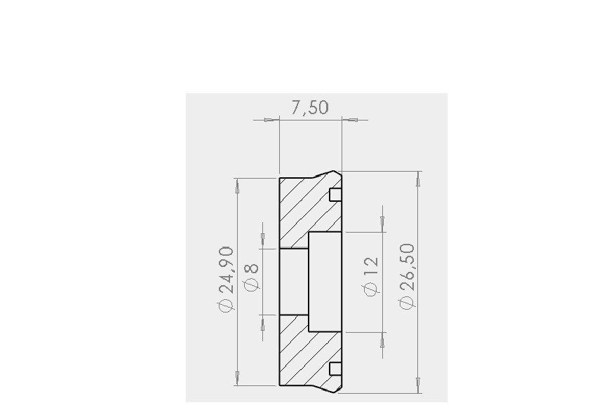 Norica and Beeman 26,10mm piston seal