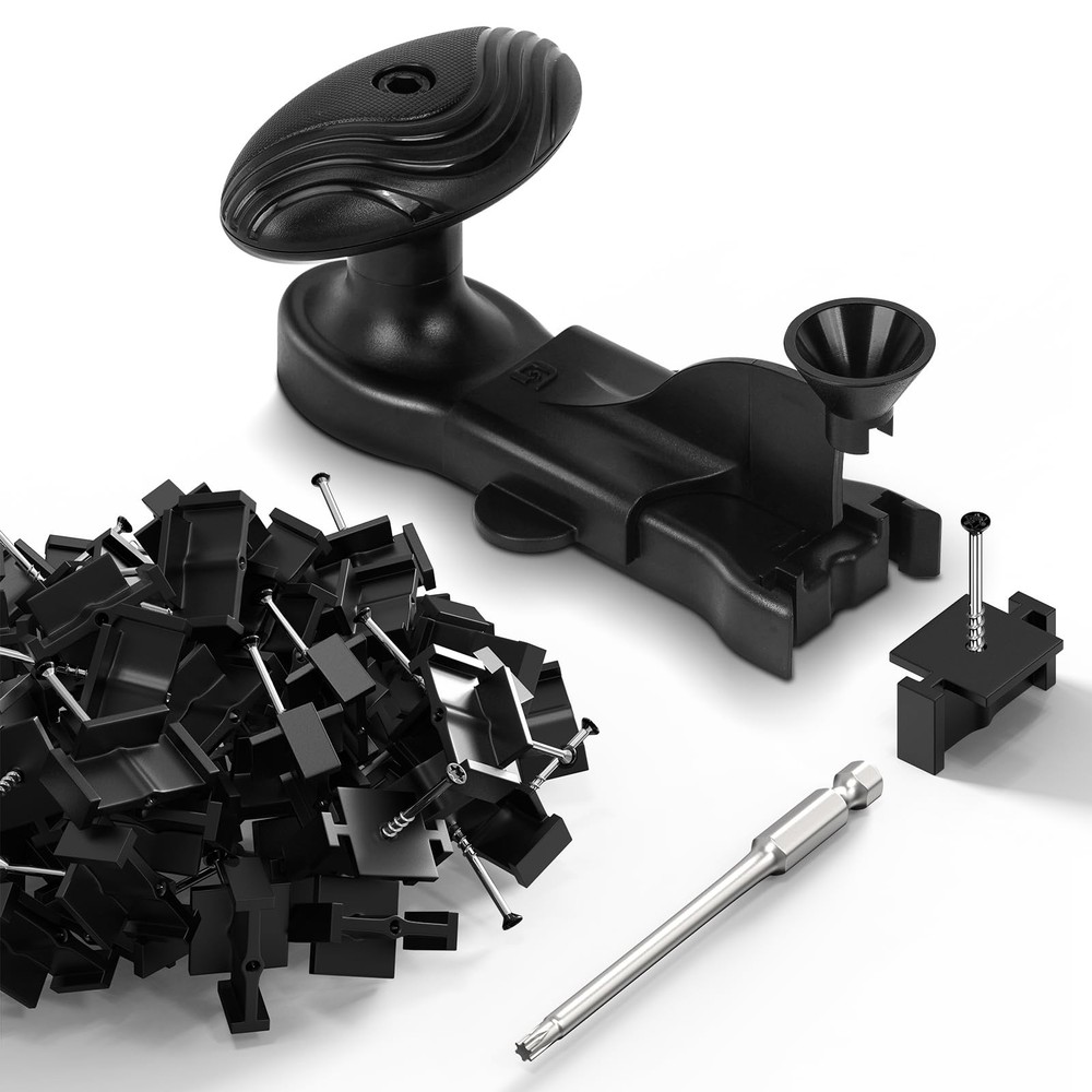 Hidden Fastener Installation Tool with 100Pcs