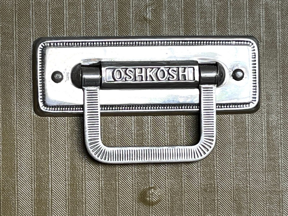 ANTIQUE OSHKOSH WARDROBE STEAMER TRUNK