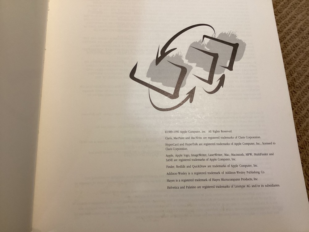 Claris HyperCard Script Language and New Features Guides 1990 Macintosh