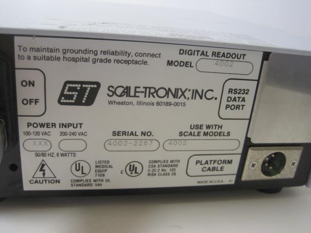 ScaleTronix Digital Infant Lab Scale Module Model 4002 Controller Display Used