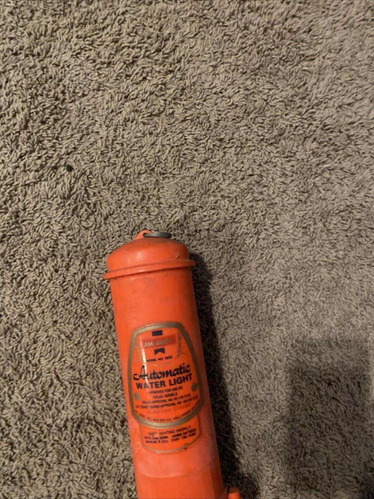 Jim-Buoy Automatic Water Light No. 1820 Untested