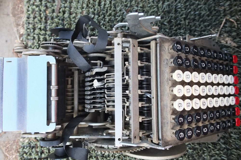 Vintage SMITH & CORONA Adding 1930s Machine K Model 1K41F ~ untested