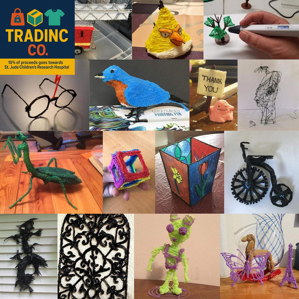 Professional Printing 3D Pen with OLED Display