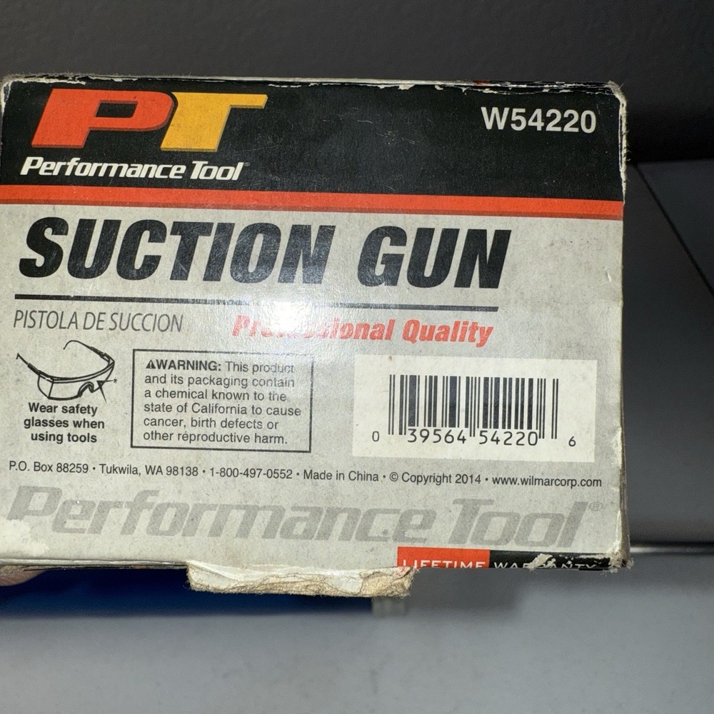 Suction Gun Performance Tool Model W54220