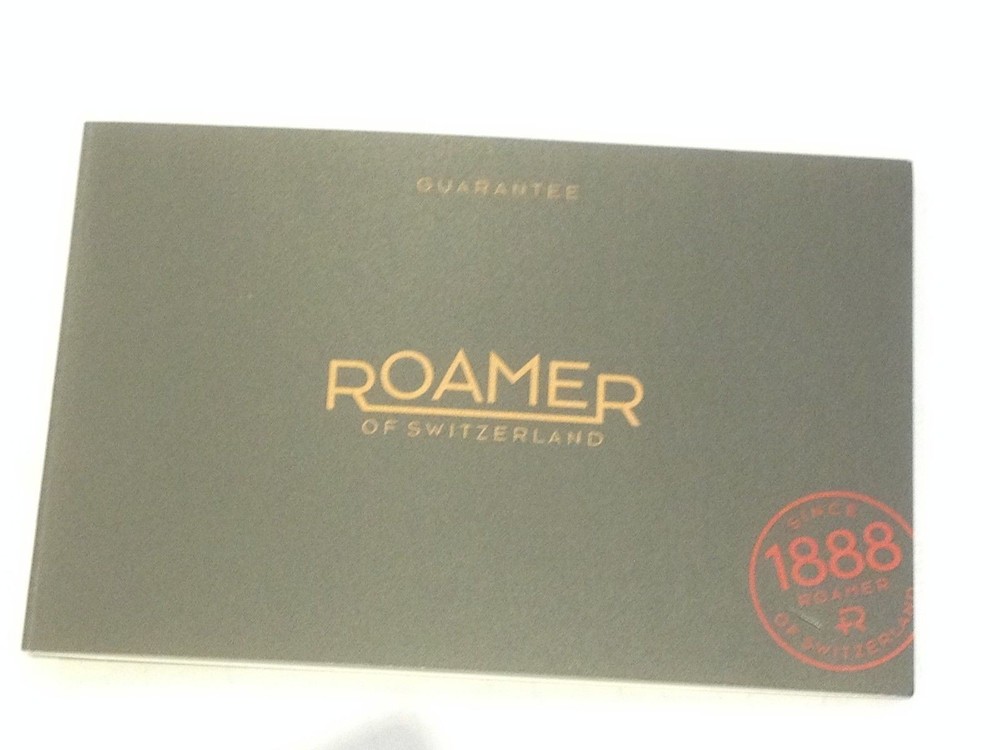 Roamer Guarantee Card
