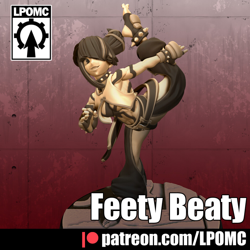 DnD Miniature 3275mm Feety Beaty by LPOMC