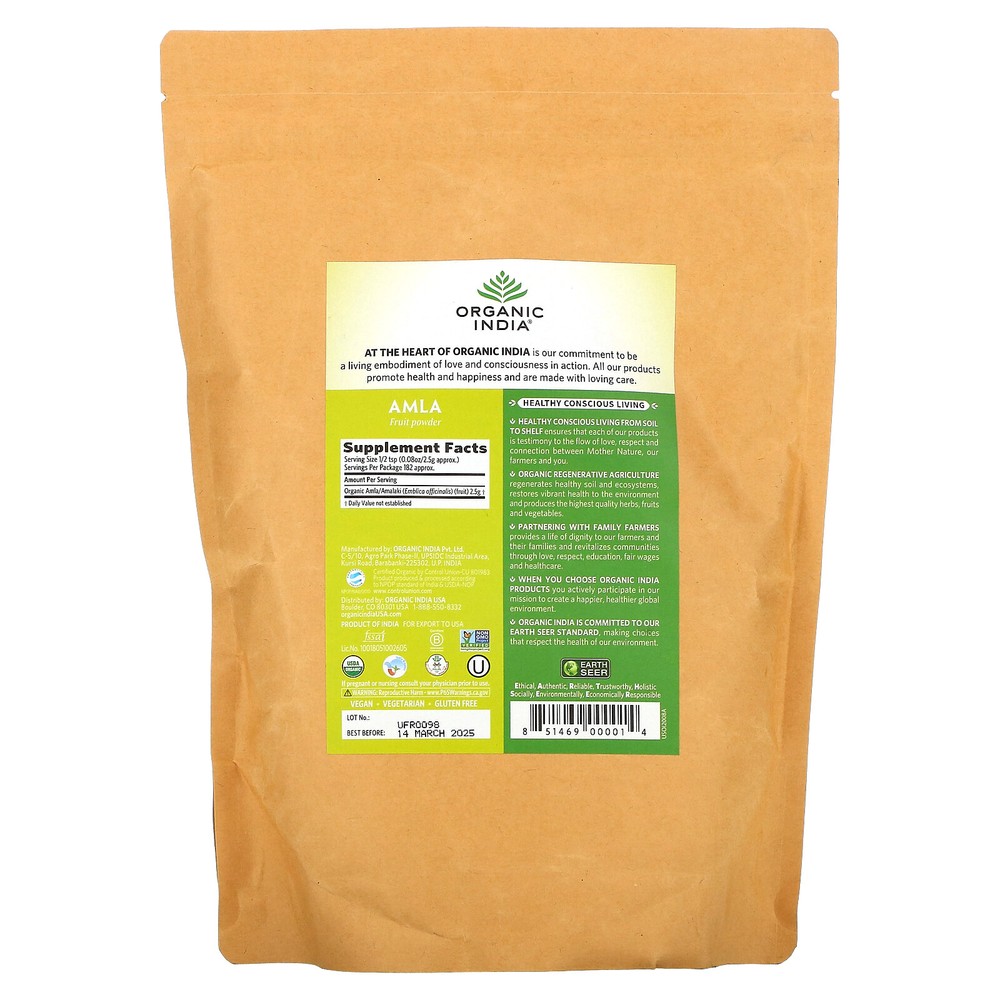 Amla Fruit Powder, 16 oz (454 g)