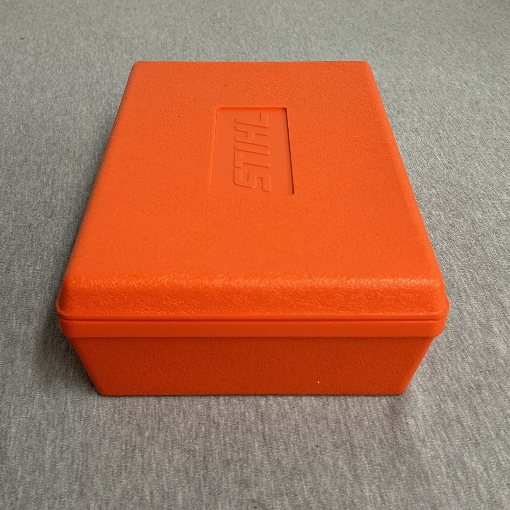 Stihl Chainsaw Tool Box Storage Hard Shell Case W/ Handle - 12" x 8" x 3-1/2"
