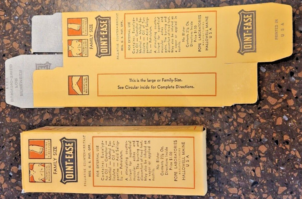 OINT-EASE Box. New Old Stock