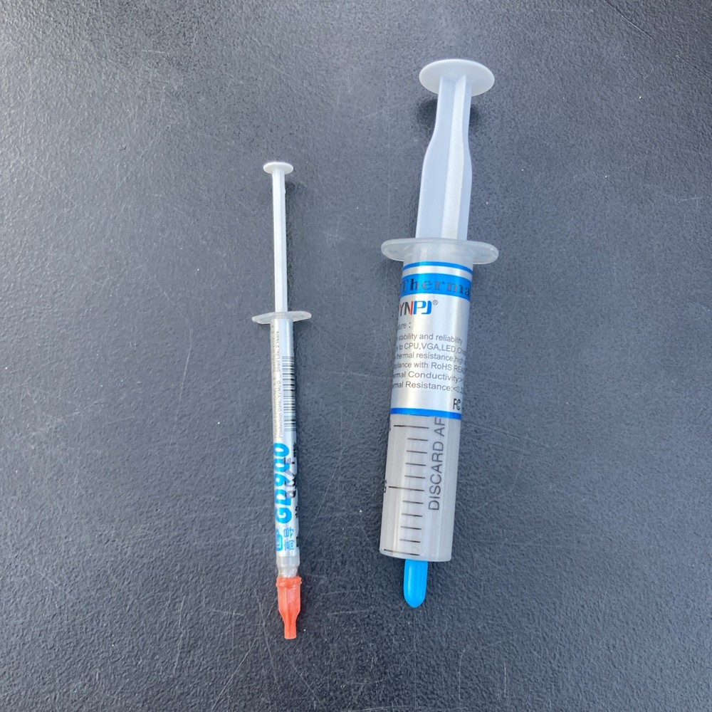 Thermal Paste Set 1g + 35g Silver CPU GPU Heatsink Compound Syringe