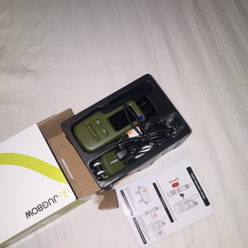 JUGBOW Green Remote Dog Training Collar with Receiver