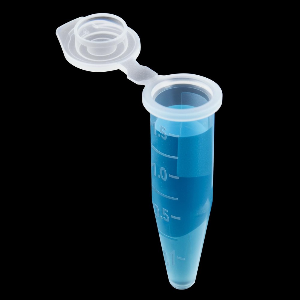 1.5ml Microcentrifuge Tube Snap Cap 500 PCS Graduated Write Marks Lab Testing