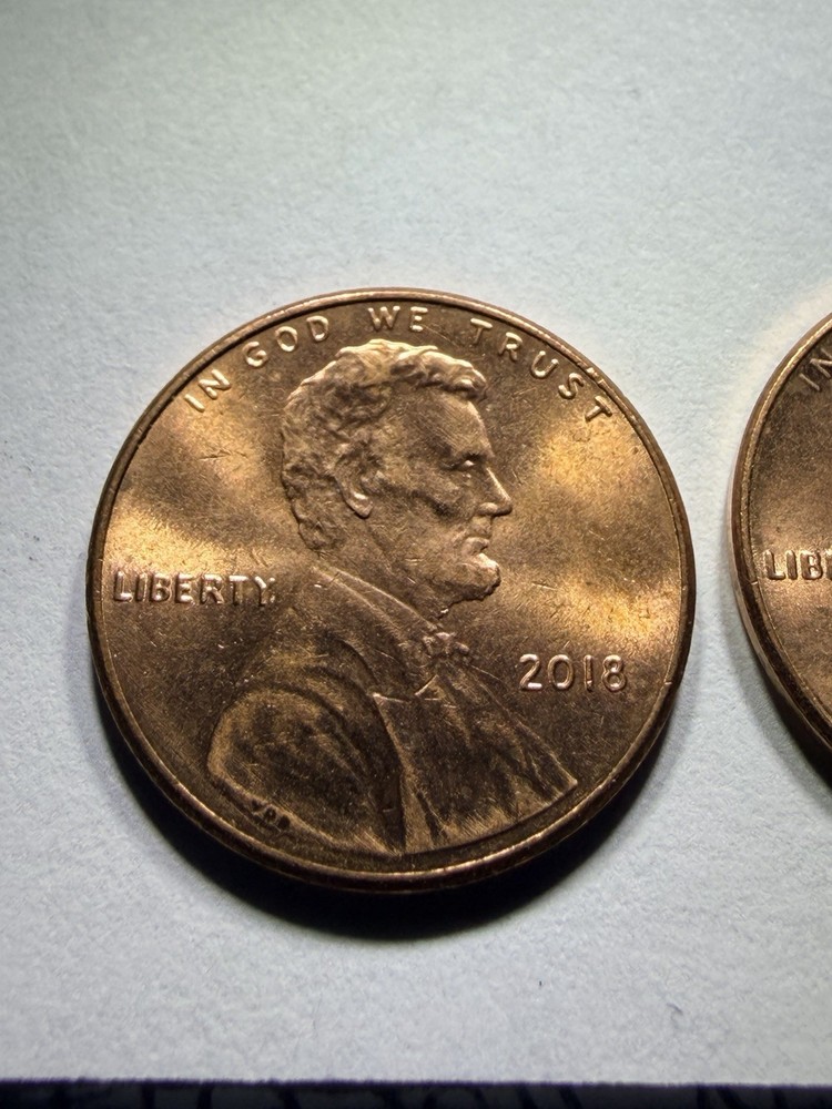 2018 P,D Lincoln Shield Cent ZINC (CIRCULATED) (#1557)