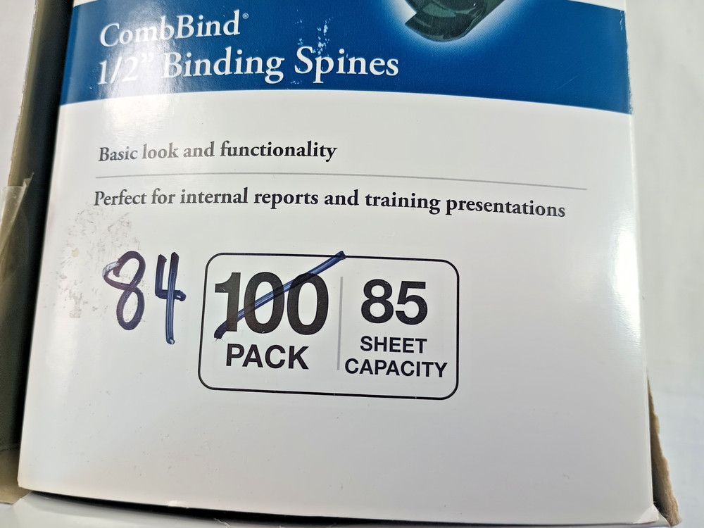 GBC BindMate Model 7706170 ComBind Binding System with 1/2" Bindings Tested
