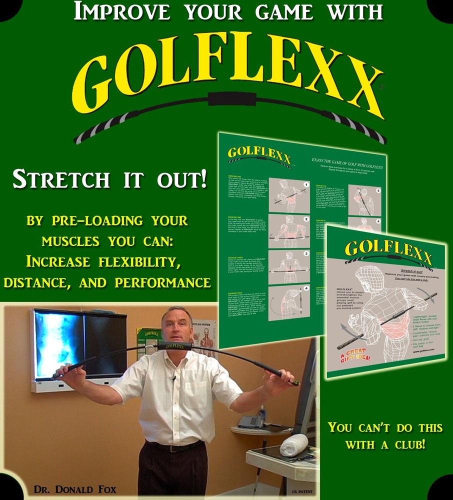 Golflexx Medium Golf Training Stretching Aid Golf Trainer Stretch It Out