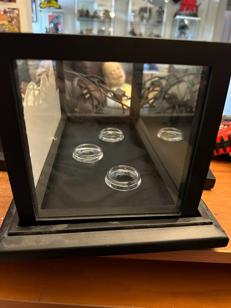 Display Case - 3 Baseball Display Case (Cube) UV Protection Mirror New