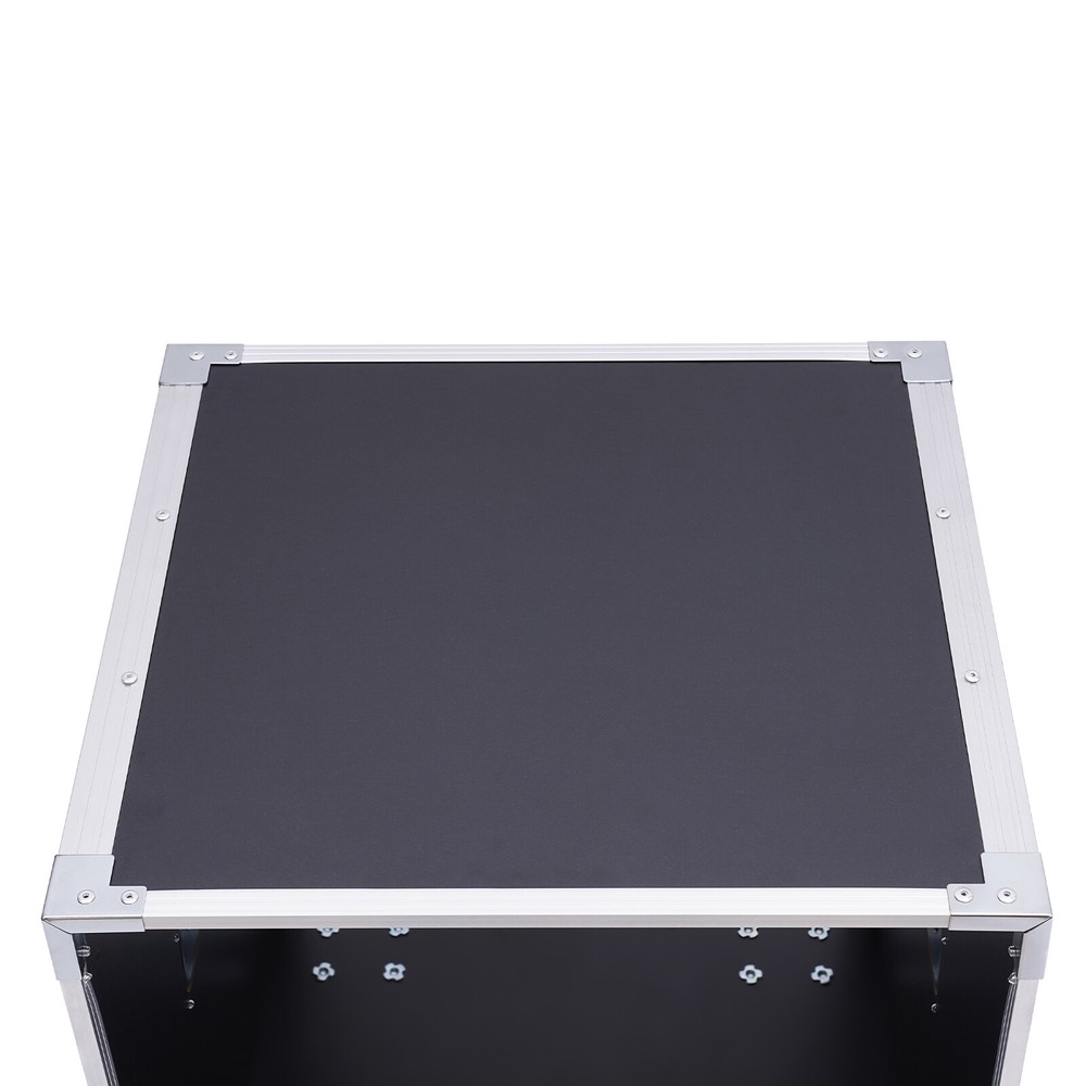 12U Rolling Network Server Data Cabinet Rack Equipment Rack Cabinet - 21" Deep