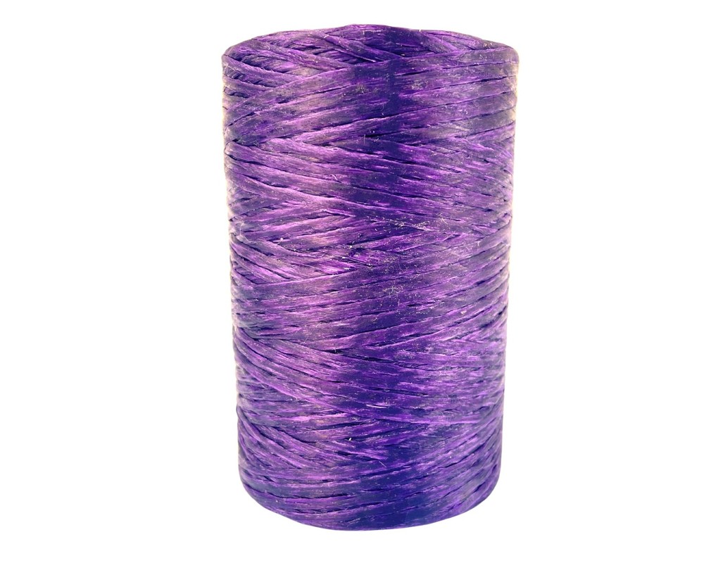 Kulay Artificial Deer Sinew Purple Waxed Flat Polyester Thread for Beading, L...