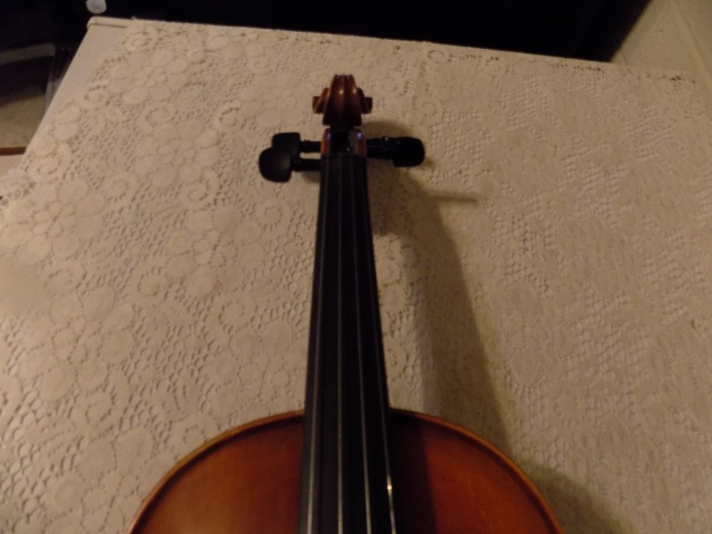 CARLOS MICELLI 4/4 VIOLIN 1891 REMAKE, WITH CASE & BOW, NICE