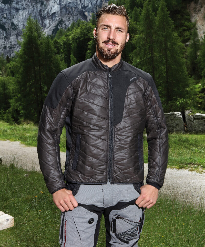 Men's Motorcycle Thermal Jacket M - Modeka Midlayer Super Warm With 2