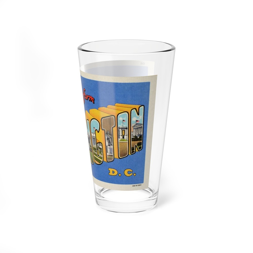 Greetings from Washington DC (Greeting Postcards) Pint Glass 16oz