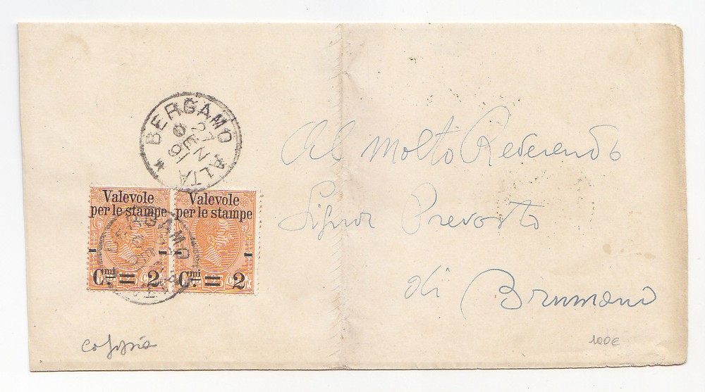 K579-Umberto-2 C + 2 C On Package From Bergamo